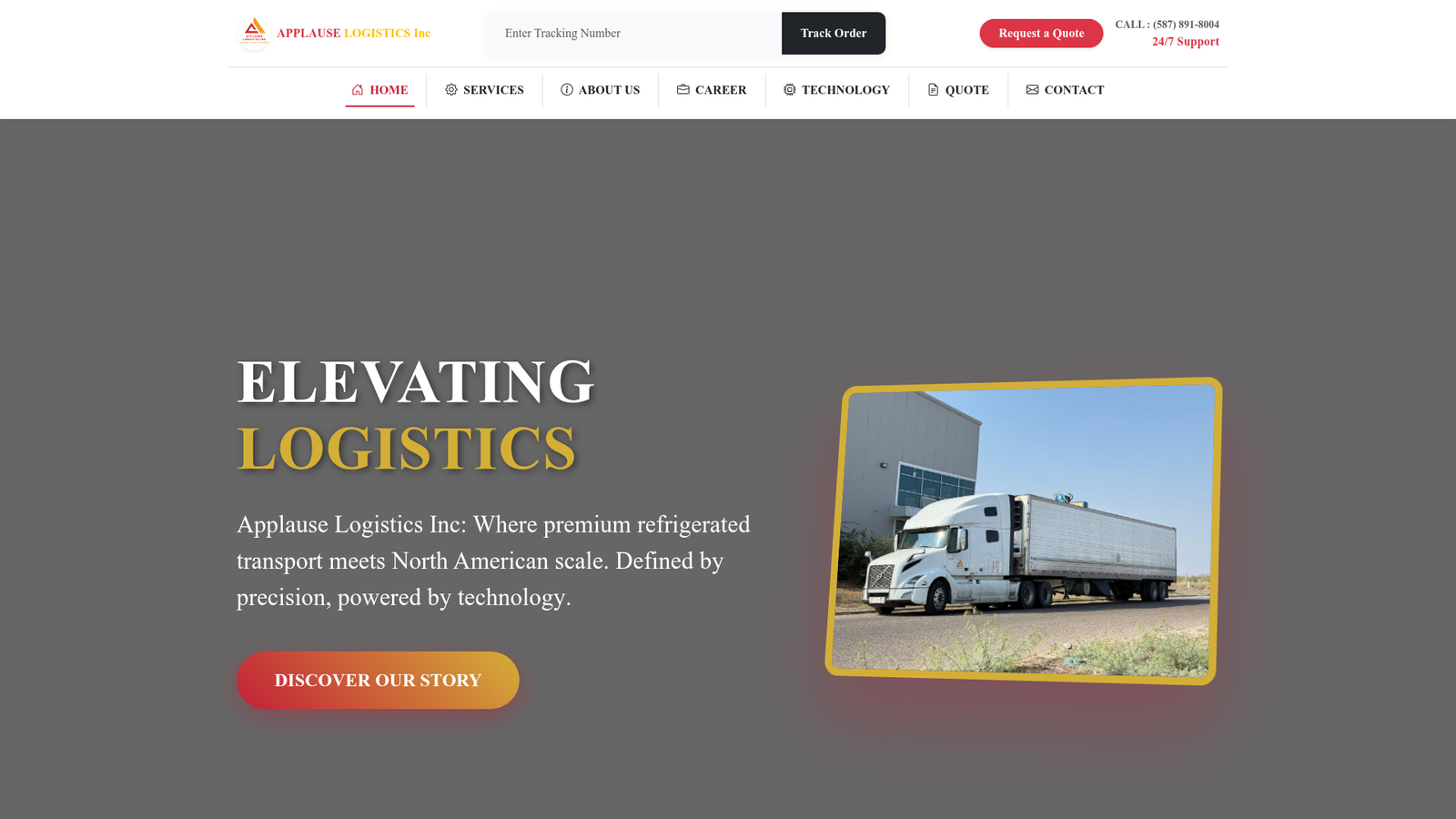 Applause Logistics Inc — Canada Freight - Bunty Arora Portfolio