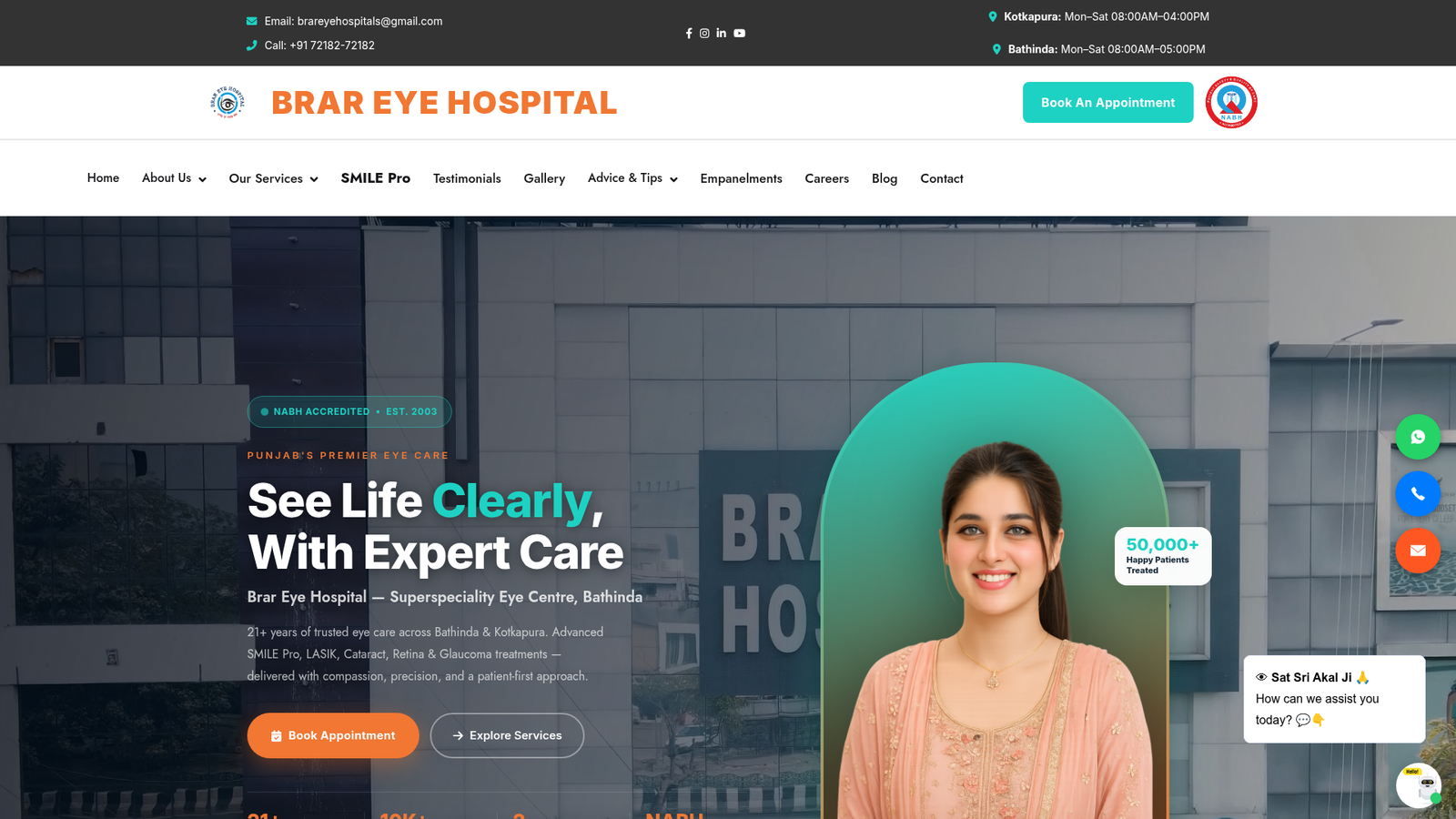 Brareyehospital — Eye Hospital