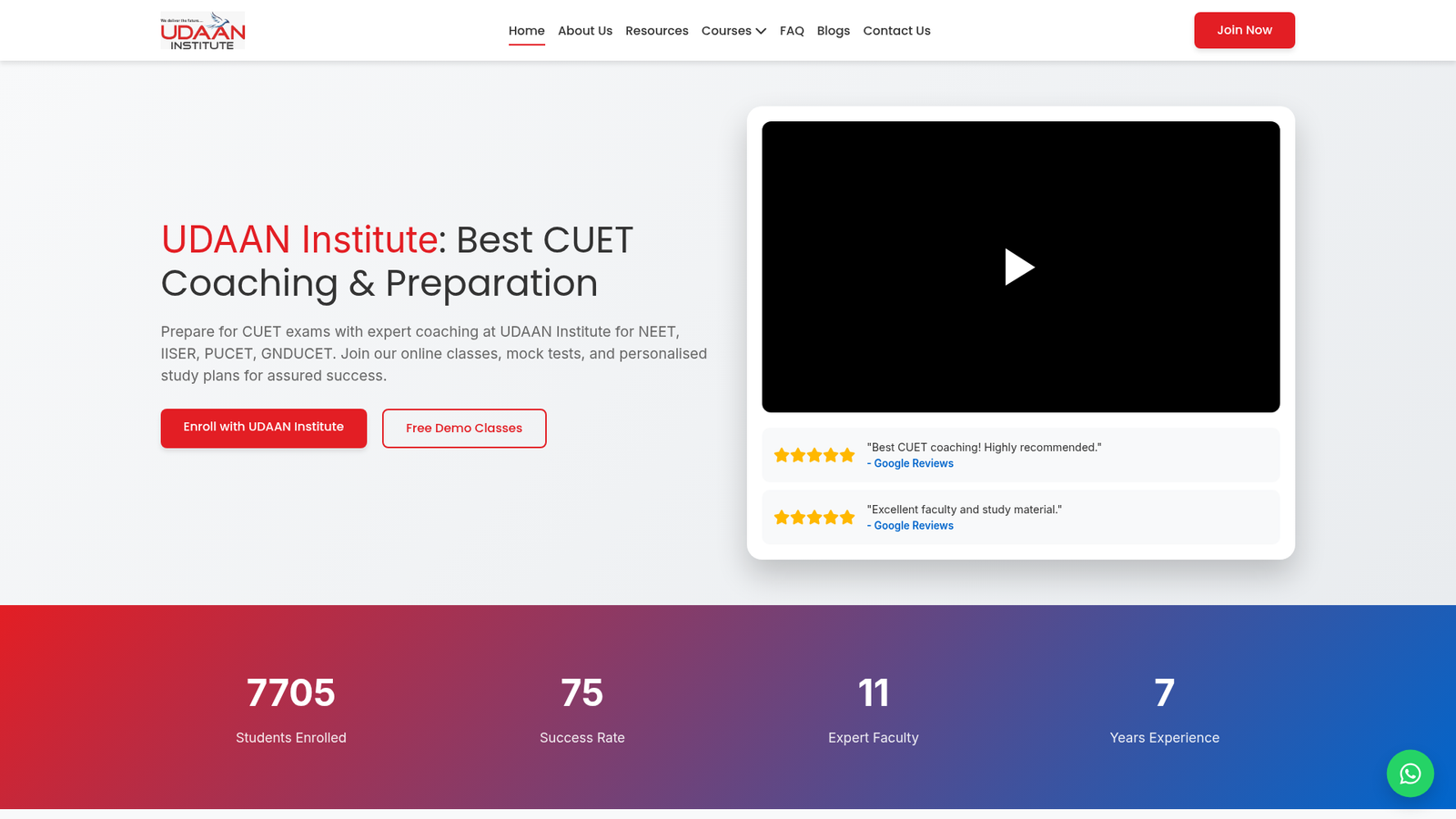 Udaancuetcoaching — Udaan Institute Academy